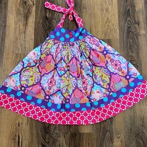 Girls Eleanor Rose halter dress. Size 5/6 NWOT